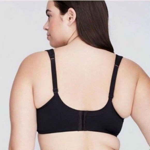 Cacique Lane Bryant Bra Smooth Balconette Underwire Plus Size 40G Black - Picture 4 of 10